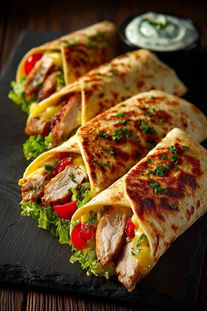CHICKEN chapati WRAP